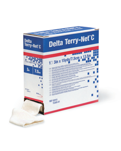 Delta Terry-Net C  Frotteeschlauch aus Baumwolle 7,5 cm x 13,5 m