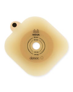 Dansac Nova 2, plane Basisplatte, Stoma Ø: 15-62 mm, Ringgröße: 70 mm